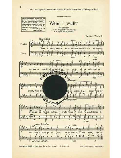 Wenn i wüsst